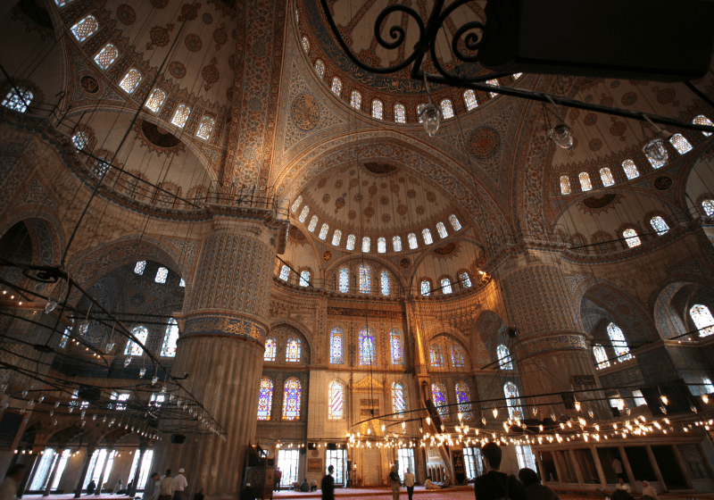 블루모스크내부